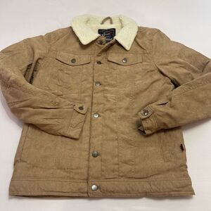 Beautiful Giant Corduroy Sherpa Y2K Trucker Jacket Size Medium New